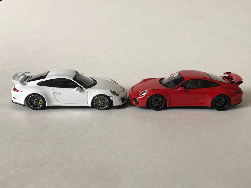 Illustration for article titled A Closer Look at the Minichamps 1/43 991 GT3s
